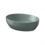 Meissen Keramik Farva K712037 umywalka 50x38.5 cm owalna nablatowa zielona zdj.1