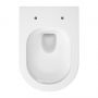 Mito Mesta S4037001 miska wc z deską wolnoopadającą wisząca bez kołnierza ze spłukiwaniem wirowym biały połysk zdj.4