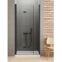 New Trendy New Soleo Black D0227A drzwi prysznicowe 120 cm składane czarny mat/szkło przezroczyste zdj.1