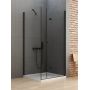 New Trendy New Soleo Black D0239A/D0116B kabina prysznicowa 100x90 cm prostokątna czarny mat/szkło przezroczyste zdj.1