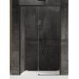 New Trendy Prime Black D0318A drzwi prysznicowe 110 cm rozsuwane czarny mat/szkło przezroczyste zdj.1