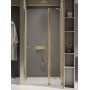 New Trendy New Soleo Light Gold D0482A drzwi prysznicowe 90 cm uchylne złoty połysk/szkło przezroczyste zdj.1