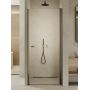 New Trendy New Soleo Gunmetal Brushed D0529A drzwi prysznicowe 80 cm uchylne grafitowy szczotkowany/szkło przezroczyste zdj.1