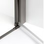 New Trendy New Soleo Gunmetal Brushed D0533A drzwi prysznicowe 80 cm uchylne grafitowy szczotkowany/szkło przezroczyste zdj.3