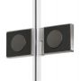 New Trendy New Soleo Gunmetal Brushed D0546A drzwi prysznicowe 120 cm składane grafitowy szczotkowany/szkło przezroczyste zdj.8