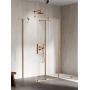 New Trendy Smart Copper Brushed EXK7758 kabina prysznicowa 120x80 cm prostokątna miedź szczotkowany/szkło przezroczyste zdj.1