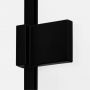 New Trendy Avexa Black EXK1564 kabina prysznicowa 90x80 cm prostokątna czarny mat/szkło przezroczyste zdj.8