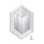 New Trendy Avexa Black EXK1568 kabina prysznicowa 110x80 cm prostokątna czarny mat/szkło przezroczyste zdj.2