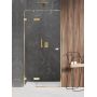 New Trendy Avexa Gold Shine EXK1642 drzwi prysznicowe 140 cm uchylne zdj.1