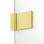 New Trendy Avexa Gold Shine EXK7047 ścianka prysznicowa walk-in 80 cm złoty połysk/szkło przezroczyste zdj.3