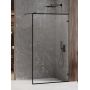 New Trendy Avexa Black EXK2037 ścianka prysznicowa walk-in 60 cm czarny mat/szkło przezroczyste zdj.1