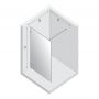 New Trendy Avexa Gold Shine EXK2158 ścianka prysznicowa walk-in 70 cm złoty połysk/szkło przezroczyste zdj.2