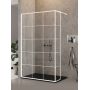 New Trendy New Modus White EXK2246 ścianka prysznicowa walk-in 30 cm biały mat/szkło ze wzorem zdj.1