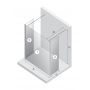 New Trendy New Modus White EXK2272 ścianka prysznicowa walk-in 100 cm biały mat/szkło przezroczyste zdj.2