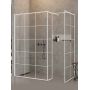 New Trendy New Modus White EXK2282 ścianka prysznicowa walk-in 100 cm biały mat/szkło ze wzorem zdj.1