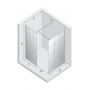 New Trendy New Modus White EXK2311 kabina prysznicowa walk-in 150x100 cm prostokątna biały mat/szkło ze wzorem zdj.2