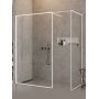 New Trendy New Modus White EXK2318 kabina prysznicowa walk-in 120x120 cm kwadratowa biały mat/szkło przezroczyste zdj.1