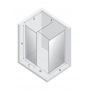New Trendy New Modus White EXK2318 kabina prysznicowa walk-in 120x120 cm kwadratowa biały mat/szkło przezroczyste zdj.2