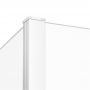 New Trendy New Modus White EXK2332 ścianka prysznicowa walk-in 90 cm biały mat/szkło przezroczyste zdj.5