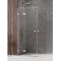 New Trendy Avexa EXK2406 kabina prysznicowa 120x110 cm prostokątna chrom połysk/szkło przezroczyste zdj.1