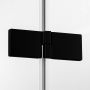 New Trendy Avexa Black EXK2573 kabina prysznicowa 90x90 cm kwadratowa czarny mat/szkło przezroczyste zdj.4