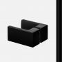 New Trendy Avexa Black EXK2573 kabina prysznicowa 90x90 cm kwadratowa czarny mat/szkło przezroczyste zdj.5