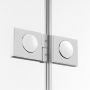 New Trendy Avexa White EXK2705 kabina prysznicowa 110x80 cm prostokątna biały mat/szkło przezroczyste zdj.6