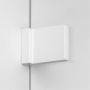 New Trendy Avexa White EXK2732 kabina prysznicowa 80x80 cm kwadratowa biały mat/szkło przezroczyste zdj.8