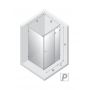 New Trendy Avexa White EXK2732 kabina prysznicowa 80x80 cm kwadratowa biały mat/szkło przezroczyste zdj.2