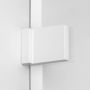 New Trendy Avexa White EXK2764 kabina prysznicowa 100x80 cm prostokątna biały mat/szkło przezroczyste zdj.8