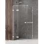 New Trendy Avexa White EXK2773 kabina prysznicowa 100x70 cm prostokątna biały mat/szkło przezroczyste zdj.1