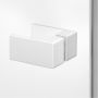 New Trendy Avexa White EXK2803 kabina prysznicowa 100x70 cm prostokątna biały mat/szkło przezroczyste zdj.5