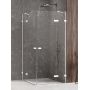 New Trendy Avexa White EXK2829 kabina prysznicowa 110x90 cm prostokątna biały mat/szkło przezroczyste zdj.1