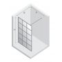 New Trendy Avexa White EXK2989 ścianka prysznicowa walk-in 140 cm biały mat/szkło przezroczyste zdj.2