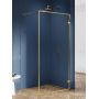 New Trendy Avexa Gold Brushed EXK3133 ścianka prysznicowa walk-in 80 cm złoty szczotkowany/szkło przezroczyste zdj.1