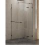 New Trendy Avexa Gunmetal Brushed EXK3306 kabina prysznicowa 110x70 cm prostokątna szczotkowany/szkło przezroczyste zdj.1