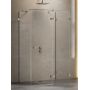 New Trendy Avexa Gunmetal Brushed EXK3456 kabina prysznicowa 120x110 cm prostokątna szczotkowany/szkło przezroczyste zdj.1
