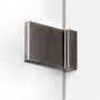 New Trendy Avexa Gunmetal Brushed EXK3512 ścianka prysznicowa walk-in 100 cm szczotkowany/szkło przezroczyste zdj.4