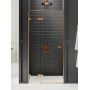 New Trendy Avexa Copper Brushed EXK3539 drzwi prysznicowe 120 cm uchylne miedź szczotkowany/szkło przezroczyste zdj.1