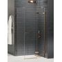 New Trendy Avexa Copper Brushed EXK3595 kabina prysznicowa 110x90 cm prostokątna miedź szczotkowany/szkło przezroczyste zdj.1