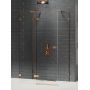 New Trendy Avexa Copper Brushed EXK3700 kabina prysznicowa 110x90 cm prostokątna miedź szczotkowany/szkło przezroczyste zdj.1