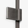 New Trendy Avexa Gunmetal Brushed EXK3829 kabina prysznicowa 80x80 cm szczotkowany/szkło przezroczyste zdj.7