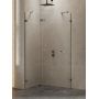 New Trendy Avexa Gunmetal Brushed EXK3837 kabina prysznicowa 100x80 cm szczotkowany/szkło przezroczyste zdj.1