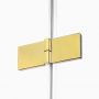 New Trendy Avexa Gold Shine EXK3840 kabina prysznicowa 80x80 cm złoty połysk/szkło przezroczyste zdj.4