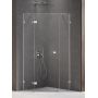 New Trendy Avexa EXK3886 kabina prysznicowa 90x90 cm chrom połysk/szkło przezroczyste zdj.1