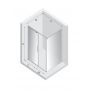 New Trendy Smart EXK4035 kabina prysznicowa 130x80 cm prostokątna chrom połysk/szkło przezroczyste zdj.2