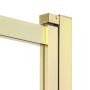 New Trendy Smart Light Gold EXK4216 drzwi prysznicowe 130 cm rozsuwane złoty połysk/szkło przezroczyste zdj.5