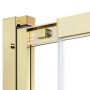 New Trendy Smart Light Gold EXK4225 drzwi prysznicowe 160 cm rozsuwane złoty połysk/szkło przezroczyste zdj.6