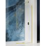 New Trendy Smart Light Gold EXK4296 ścianka prysznicowa walk-in 110 cm złoty połysk/szkło przezroczyste zdj.1