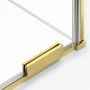 New Trendy Smart Light Gold EXK4296 ścianka prysznicowa walk-in 110 cm złoty połysk/szkło przezroczyste zdj.7